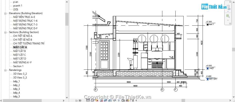 biệt thự gia đình,Revit biệt thự trệt 15.2x16.2m,phong cách cổ điển,Biệt thự nhà vườn 15.2x16.2m,nhà vườn 15.2x16.2m